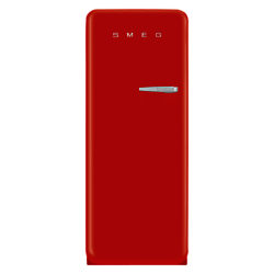 Smeg CVB20L Tall Freezer, A+ Energy Rating, 60cm Wide, Left-hand Hinge Red